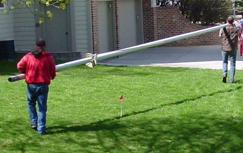 Flagpole Relocation