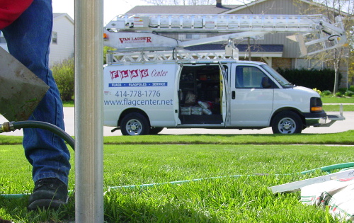 Flagpole Installation