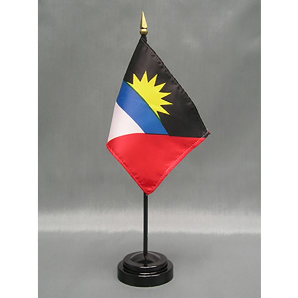 4x6in Mounted Antigua & Barbuda Flag
