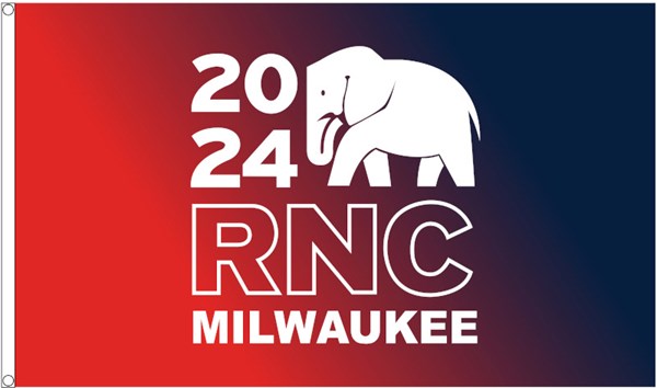 Milwaukee RNC 2024 Gradient 5x8ft Flag