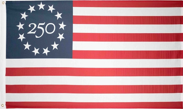Betsy Ross 250 3x5ft Poly Cotton