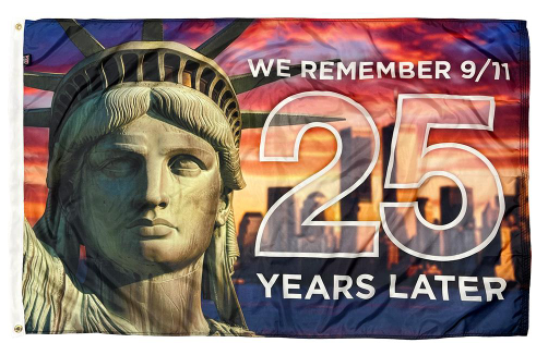 25 Years Later 3x5ft Nylon Flag