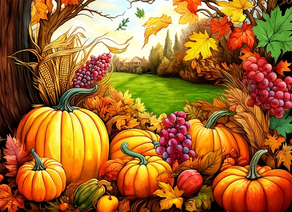 Springbok Fall Harvest Puzzle