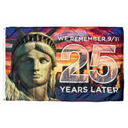 25 Years Later 3x5ft Nylon Flag