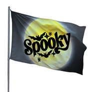 Spooky Moon 3x5ft Nylon Flag 1