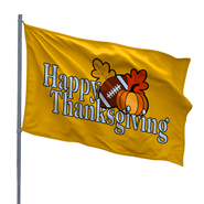 Football Thanksgiving 3x5ft Nylon Flag 1