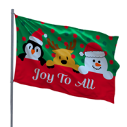 Joy To All 3x5ft Nylon Flag 1